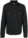 Zadig & Voltaire Stan Cotton-blend Shirt In Grey