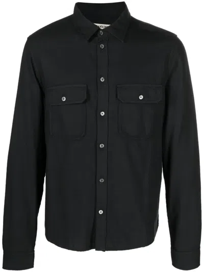 Zadig & Voltaire Stan Cotton-blend Shirt In Grey