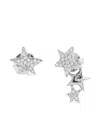 Zadig & Voltaire Star-shaped Crystal-embellished Earrings In Metallic