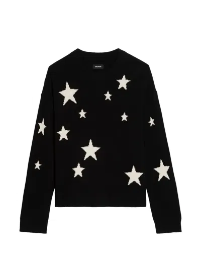 Zadig & Voltaire Star Sweater In Black