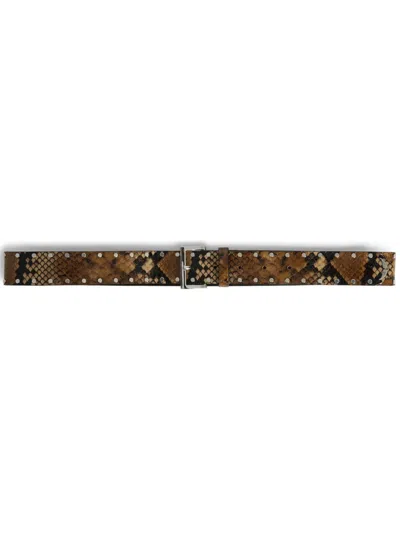 Zadig & Voltaire Starlight Belt In Brown