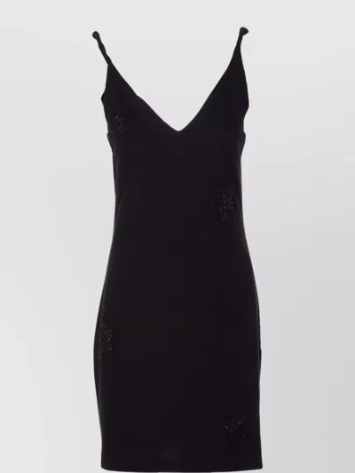 ZADIG & VOLTAIRE STARRY FITTED V-NECK DRESS