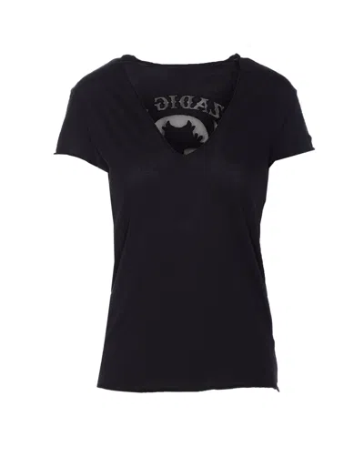 Zadig & Voltaire Story Fishnet Skull T-shirt