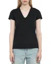Zadig & Voltaire Story Fishnet Skull Tee In Black