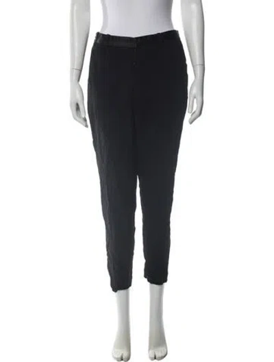 Pre-owned Zadig & Voltaire Straight Leg Pants In Black