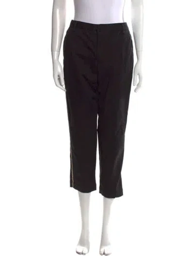 Pre-owned Zadig & Voltaire Straight Leg Pants In Black