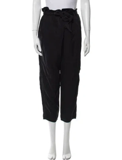Pre-owned Zadig & Voltaire Straight Leg Pants In Black