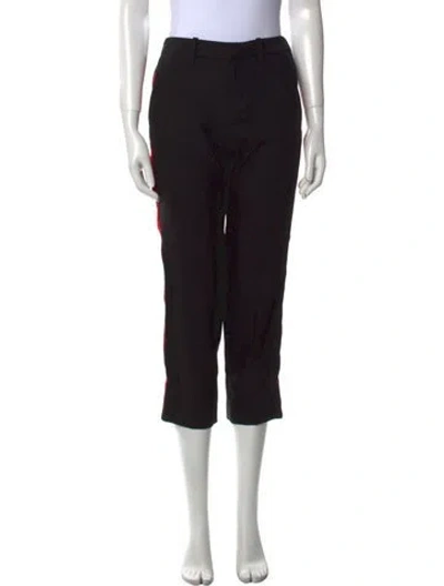 Pre-owned Zadig & Voltaire Straight Leg Pants In Black