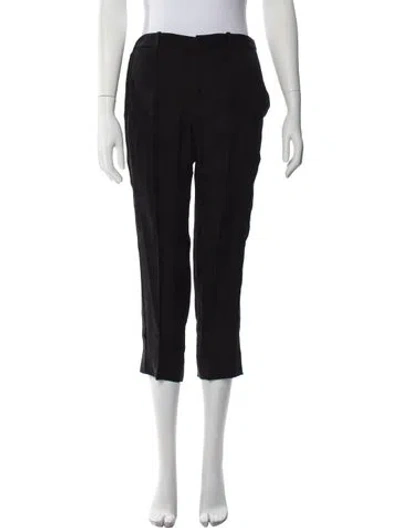Pre-owned Zadig & Voltaire Straight Leg Pants In Black