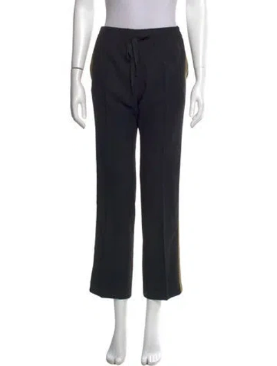 Pre-owned Zadig & Voltaire Straight Leg Pants In Black