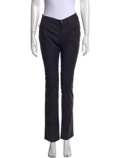 Pre-owned Zadig & Voltaire Straight Leg Pants In Black