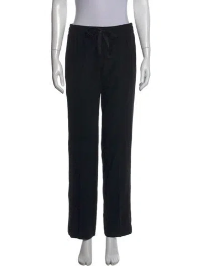 Pre-owned Zadig & Voltaire Straight Leg Pants In Black