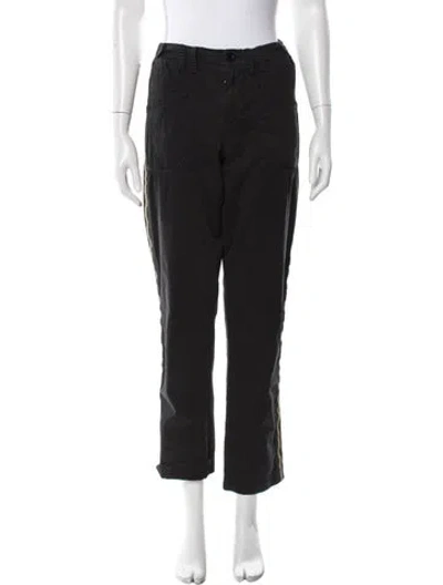 Pre-owned Zadig & Voltaire Straight Leg Pants In Black