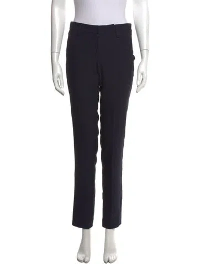 Pre-owned Zadig & Voltaire Straight Leg Pants In Black