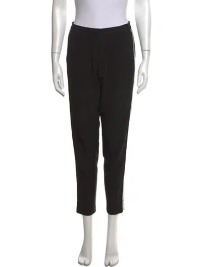 Pre-owned Zadig & Voltaire Straight Leg Pants In Black
