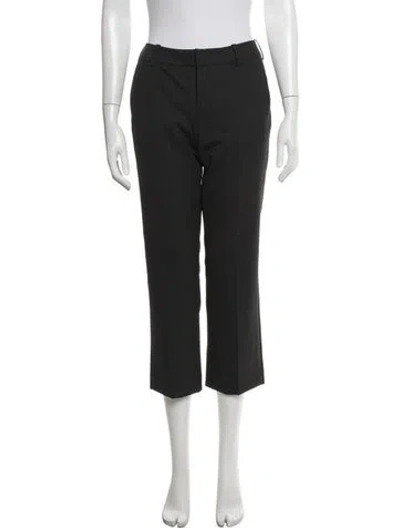 Pre-owned Zadig & Voltaire Straight Leg Pants In Black