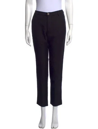 Pre-owned Zadig & Voltaire Straight Leg Pants In Black