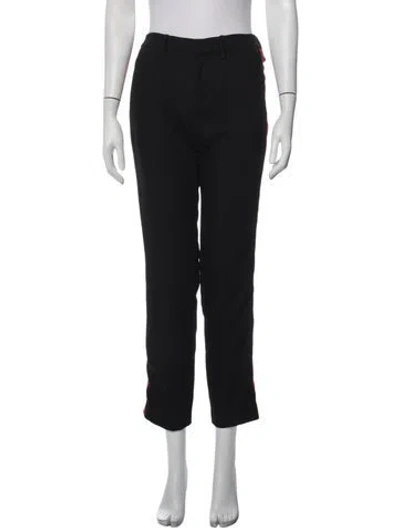 Pre-owned Zadig & Voltaire Straight Leg Pants In Black