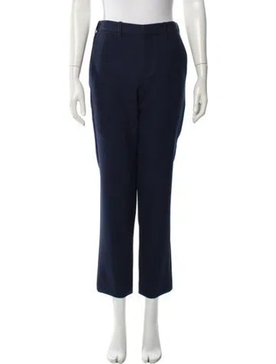 Pre-owned Zadig & Voltaire Straight Leg Pants In Blue