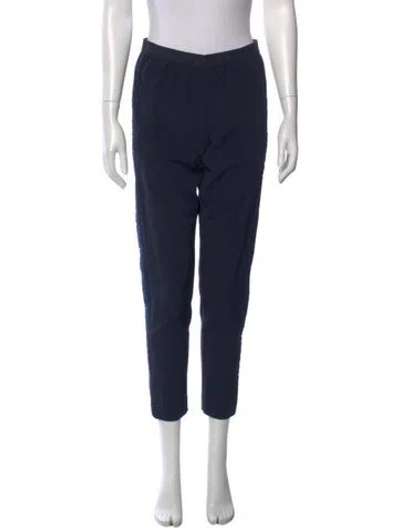Pre-owned Zadig & Voltaire Straight Leg Pants In Blue