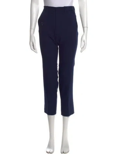 Pre-owned Zadig & Voltaire Straight Leg Pants In Blue