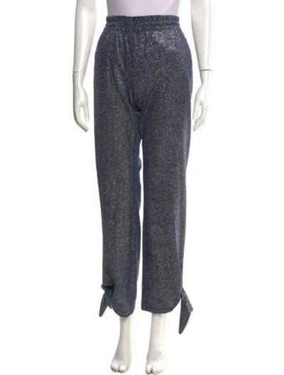 Pre-owned Zadig & Voltaire Straight Leg Pants In Blue
