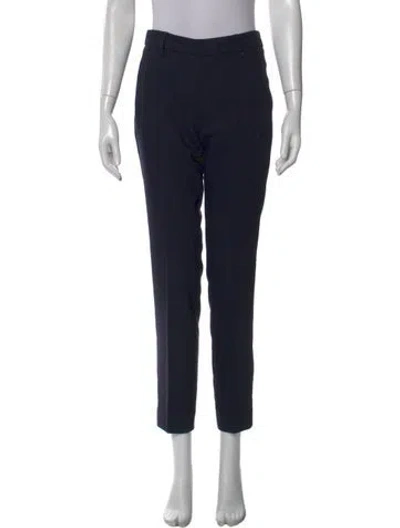 Pre-owned Zadig & Voltaire Straight Leg Pants In Blue
