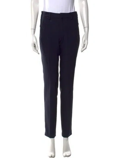 Pre-owned Zadig & Voltaire Straight Leg Pants In Blue