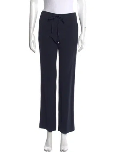Pre-owned Zadig & Voltaire Straight Leg Pants In Blue