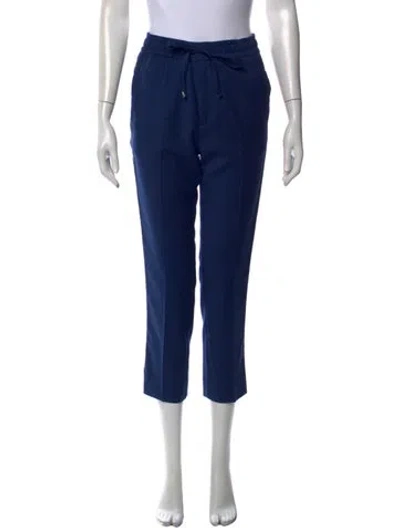 Pre-owned Zadig & Voltaire Straight Leg Pants In Blue