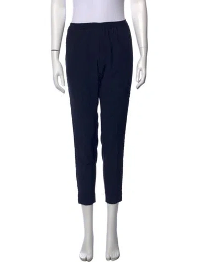 Pre-owned Zadig & Voltaire Straight Leg Pants In Blue
