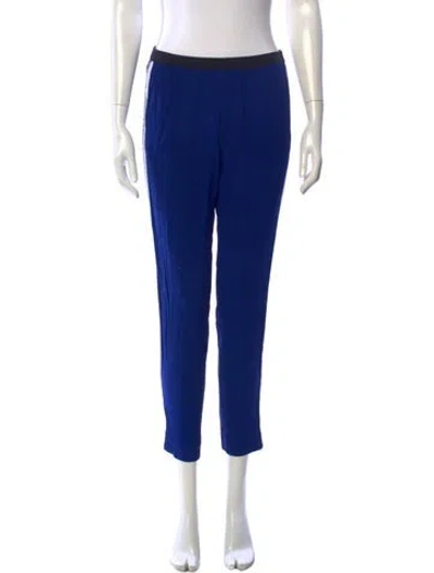 Pre-owned Zadig & Voltaire Straight Leg Pants In Blue