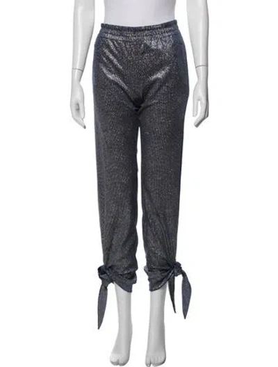 Pre-owned Zadig & Voltaire Straight Leg Pants In Blue