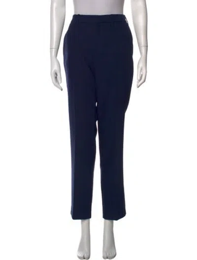 Pre-owned Zadig & Voltaire Straight Leg Pants In Blue