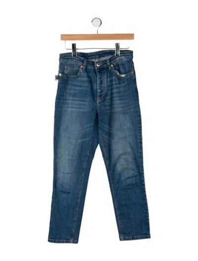 Pre-owned Zadig & Voltaire Straight Leg Pants In Blue