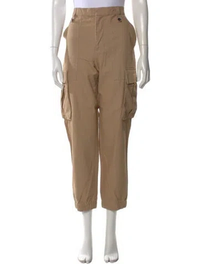Pre-owned Zadig & Voltaire Straight Leg Pants In Brown