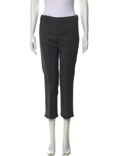 Pre-owned Zadig & Voltaire Straight Leg Pants In Gray