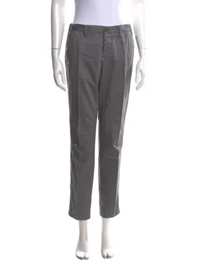 Pre-owned Zadig & Voltaire Straight Leg Pants In Gray