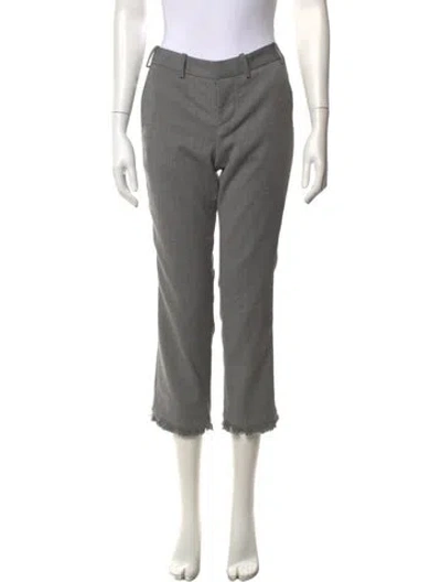 Pre-owned Zadig & Voltaire Straight Leg Pants In Gray