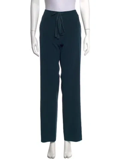 Pre-owned Zadig & Voltaire Straight Leg Pants In Green