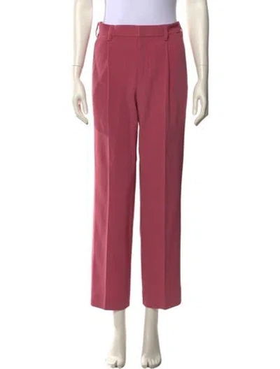 Pre-owned Zadig & Voltaire Straight Leg Pants In Pink
