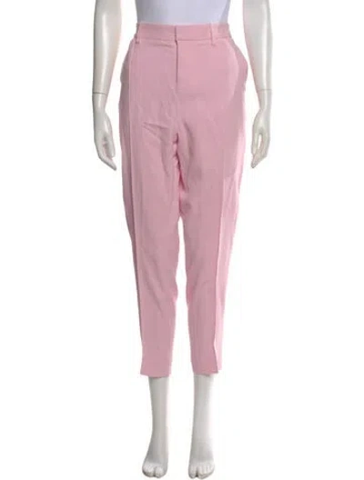Pre-owned Zadig & Voltaire Straight Leg Pants In Pink