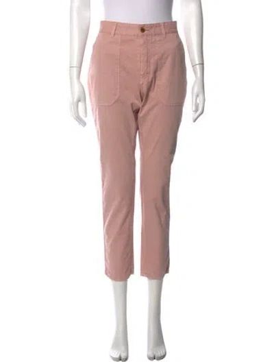 Pre-owned Zadig & Voltaire Straight Leg Pants In Pink