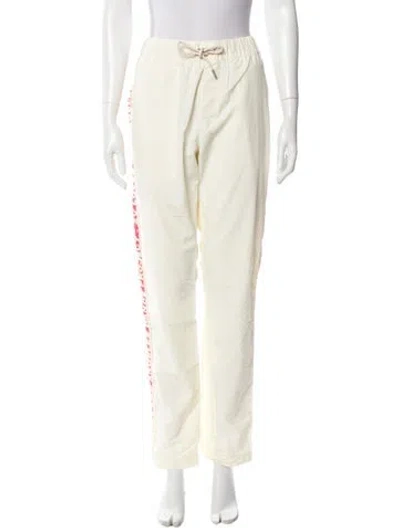 Pre-owned Zadig & Voltaire Straight Leg Pants In White
