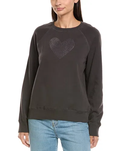 Zadig & Voltaire Strass Heart Sweatshirt In Brown