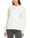 Zadig & Voltaire Strass Heart Sweatshirt In White