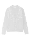 Zadig & Voltaire Strass Mirkaz Cardigan In Gray