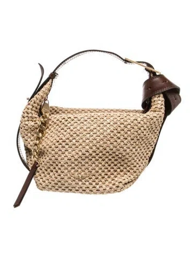 Pre-owned Zadig & Voltaire Straw Top Handle Bag In Brown