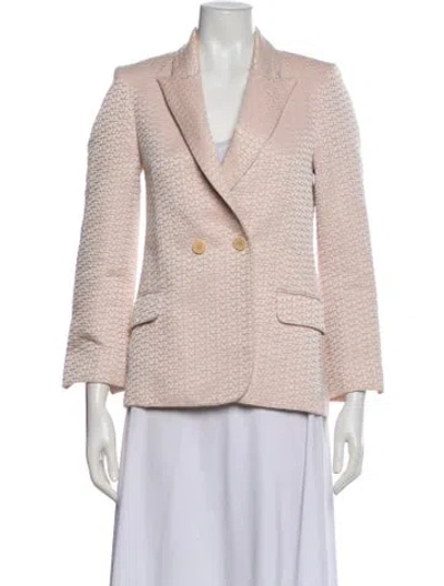Pre-owned Zadig & Voltaire Striped Blazer In Pink