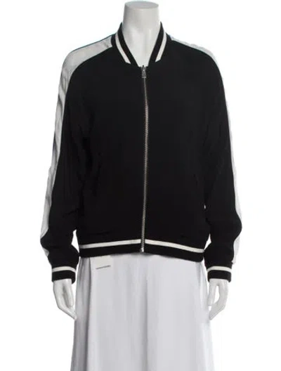 Pre-owned Zadig & Voltaire Striped Jacket In Black